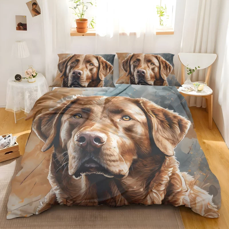 Chesapeake Bay Retriever Athletic Prowess Bedding Set 2