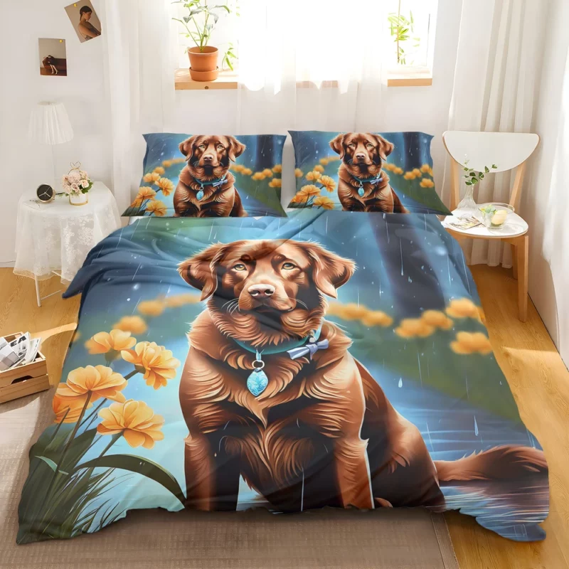 Chesapeake Bay Retriever Dog Vigilance Bedding Set 2