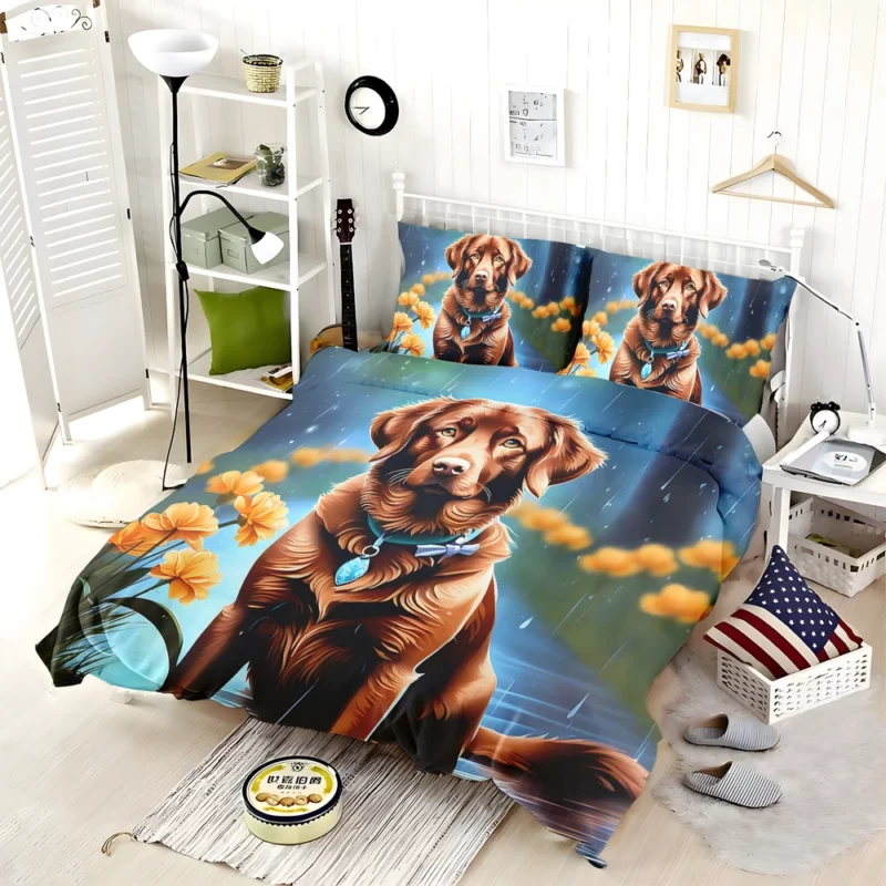 Chesapeake Bay Retriever Dog Vigilance Bedding Set