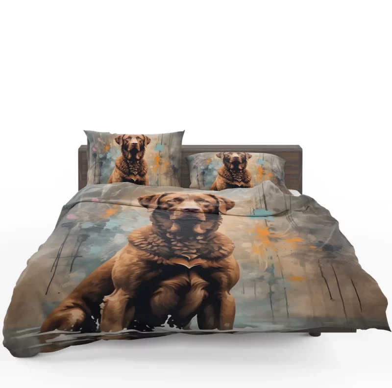 Chesapeake Bay Retriever Essence Dog Gaze Bedding Set 1