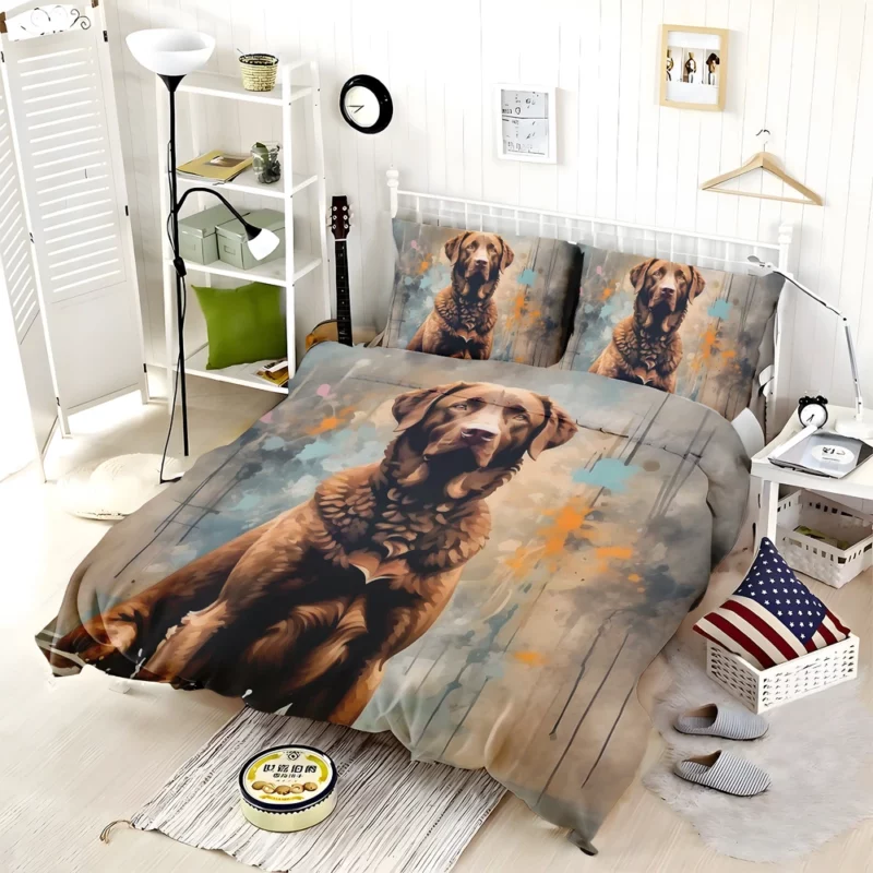 Chesapeake Bay Retriever Essence Dog Gaze Bedding Set