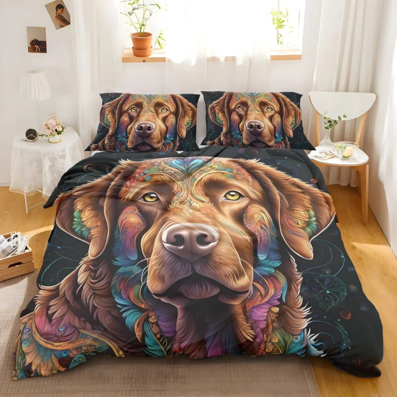 Chesapeake Bay Watchful Eyes Alert Dog Bedding Set 2