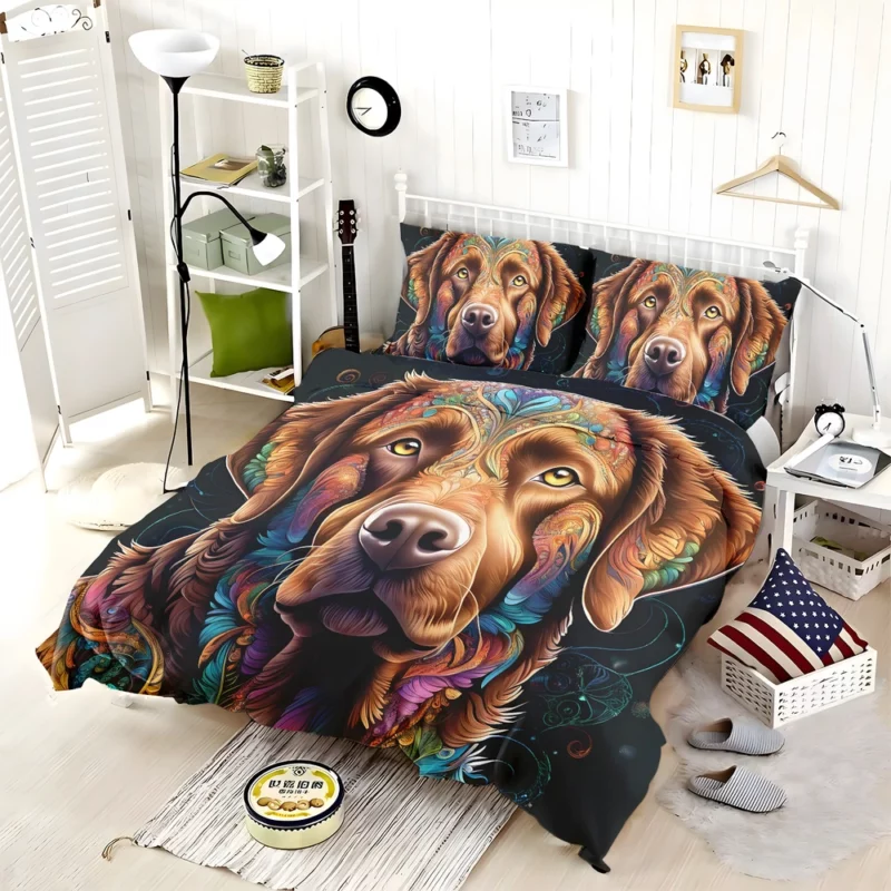 Chesapeake Bay Watchful Eyes Alert Dog Bedding Set