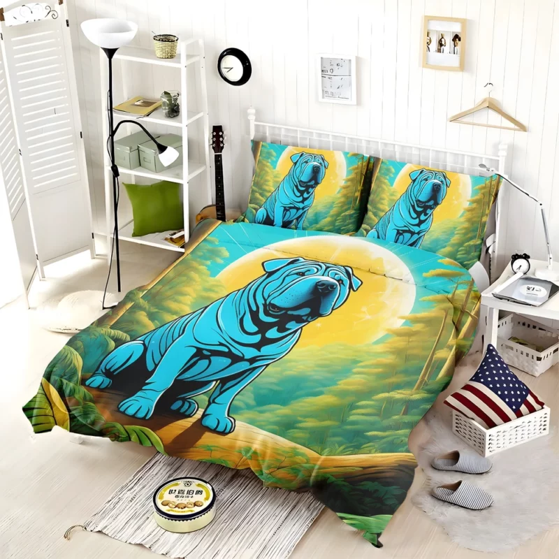 Chinese Shar-Pei Birthday Bliss Teen Delight Bedding Set