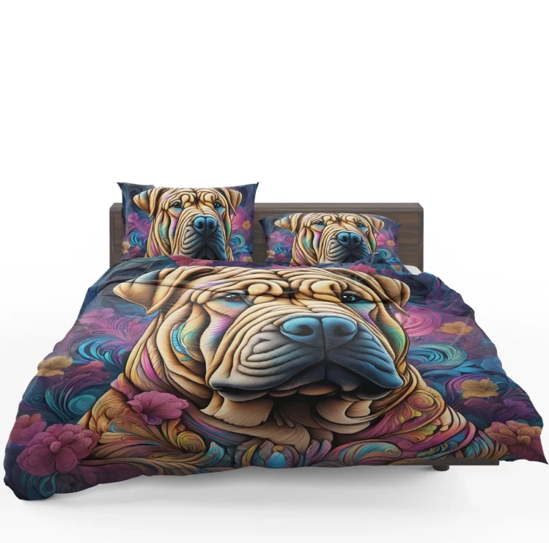 Chinese Shar-Pei Charisma Teen Best Friend Bedding Set 1