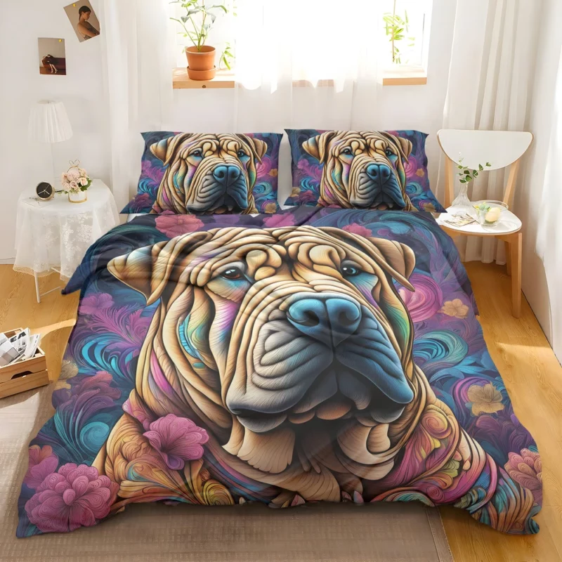 Chinese Shar-Pei Charisma Teen Best Friend Bedding Set 2