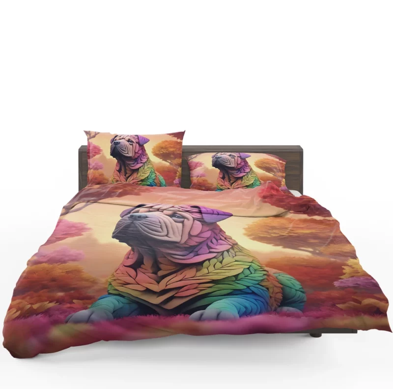 Chinese Shar-Pei Charm Teen Furry Friend Bedding Set 1