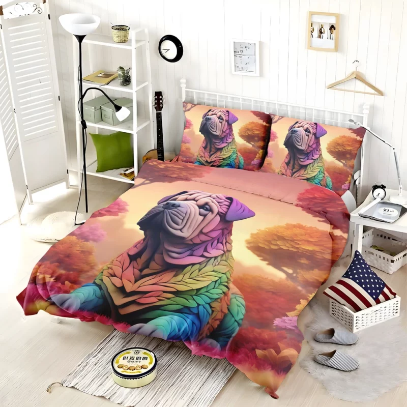 Chinese Shar-Pei Charm Teen Furry Friend Bedding Set