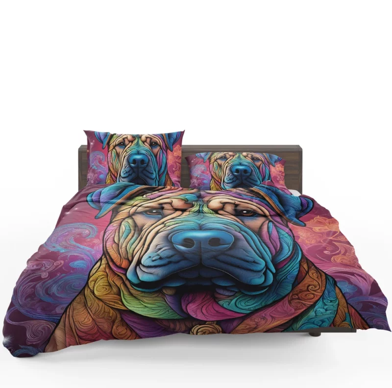 Chinese Shar-Pei Chic Teen Loyal Companion Bedding Set 1