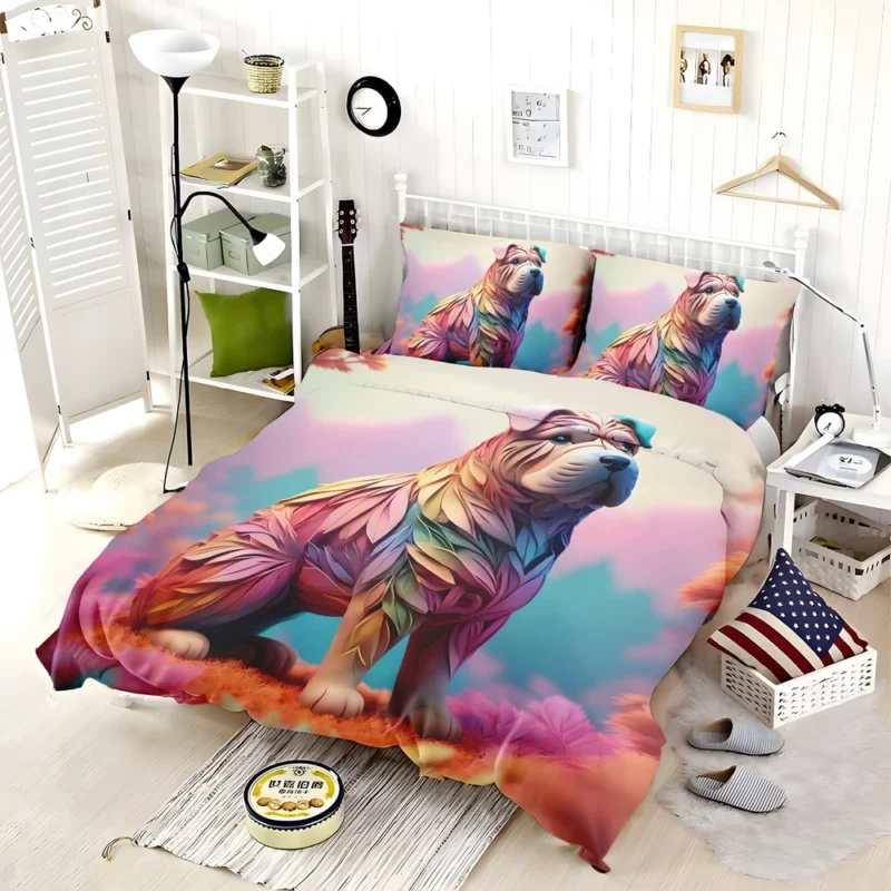 Chinese Shar-Pei Elegance Teen Loyal Companion Bedding Set