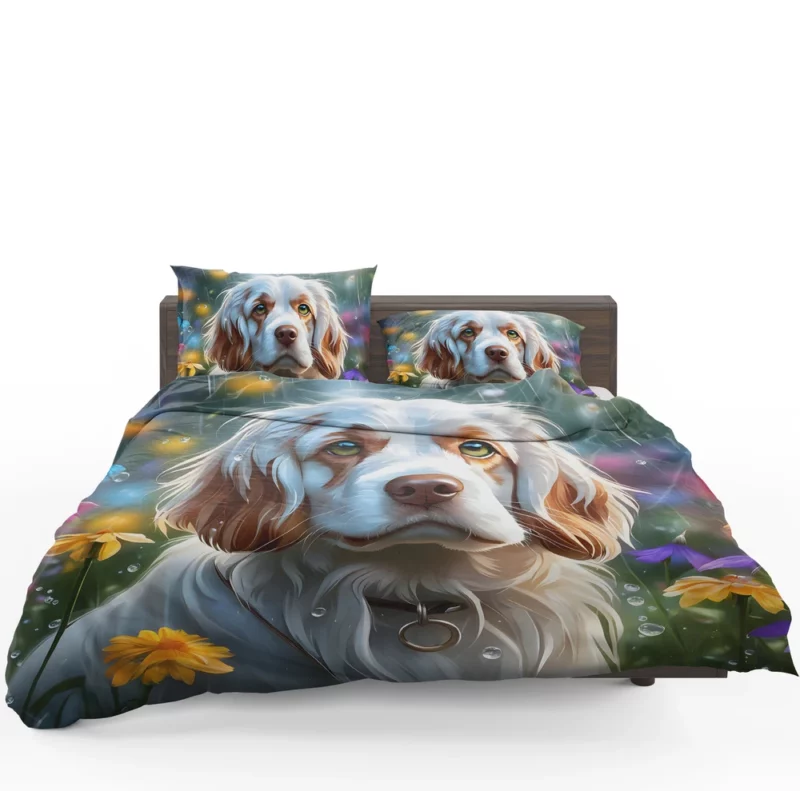 Clumber Spaniel Charm Teen Present Bedding Set 1