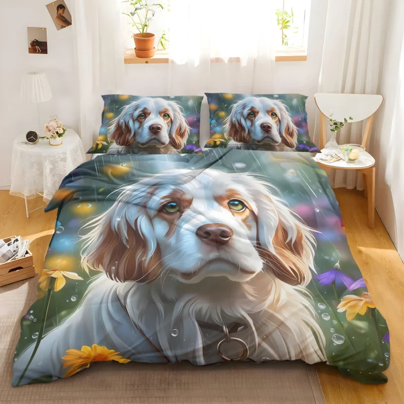 Clumber Spaniel Charm Teen Present Bedding Set 2