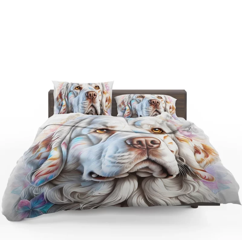 Clumber Spaniel Delight Teen Birthday Joy Bedding Set 1