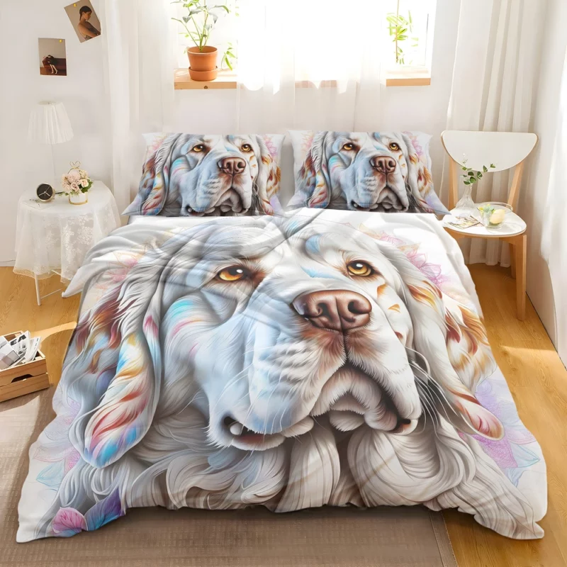 Clumber Spaniel Delight Teen Birthday Joy Bedding Set 2