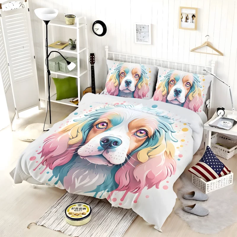 Clumber Spaniel Love Teen Heartfelt Gift Bedding Set