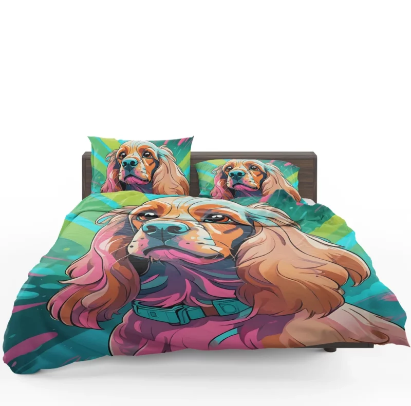 Cocker Spaniel Birthday Bond Teen Companion Bedding Set 1