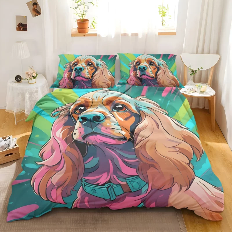 Cocker Spaniel Birthday Bond Teen Companion Bedding Set 2