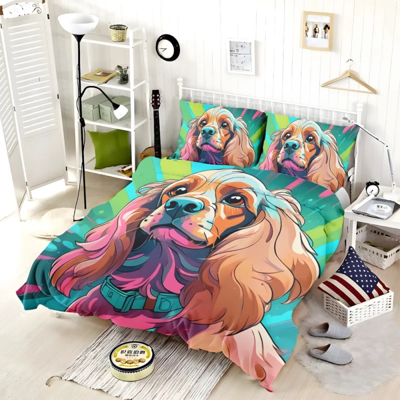 Cocker Spaniel Birthday Bond Teen Companion Bedding Set