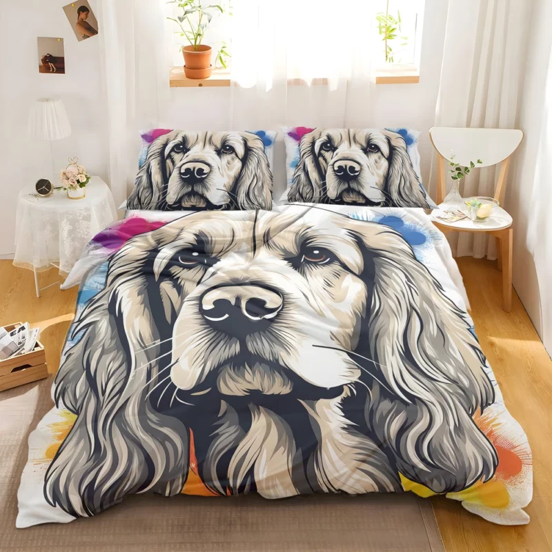 Cocker Spaniel Charm Teen Present Bedding Set 2