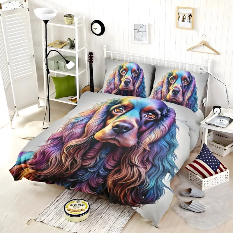 Cocker Spaniel Delight Teen Birthday Joy Bedding Set