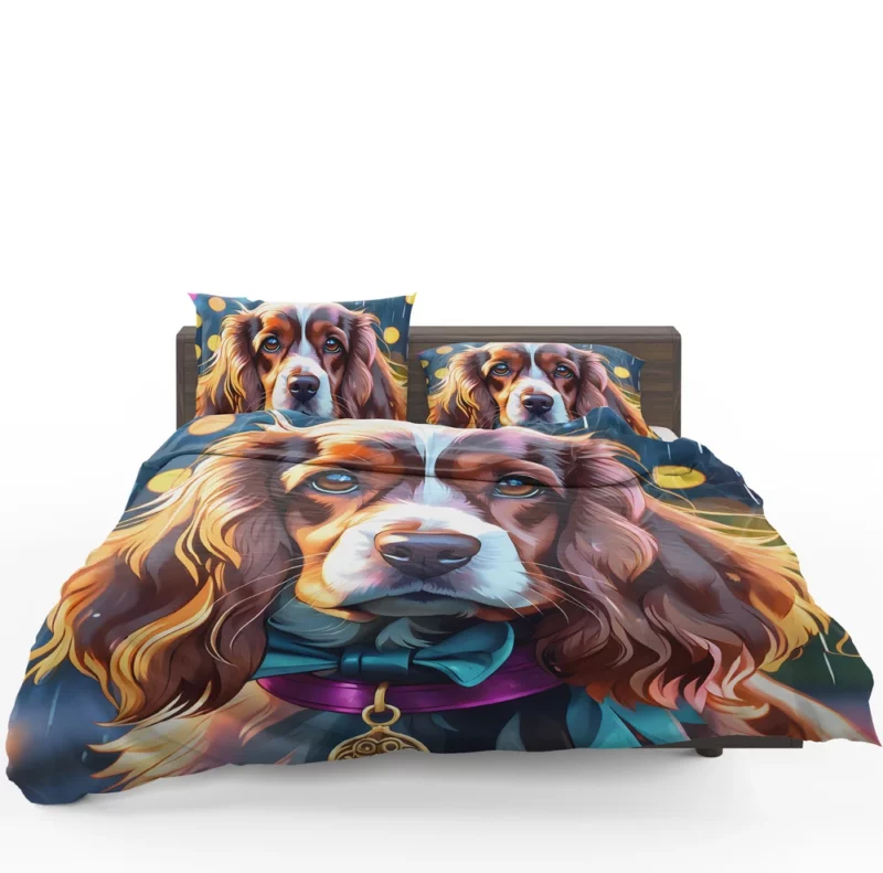 Cocker Spaniel Elegance Teen Stylish Companion Bedding Set 1