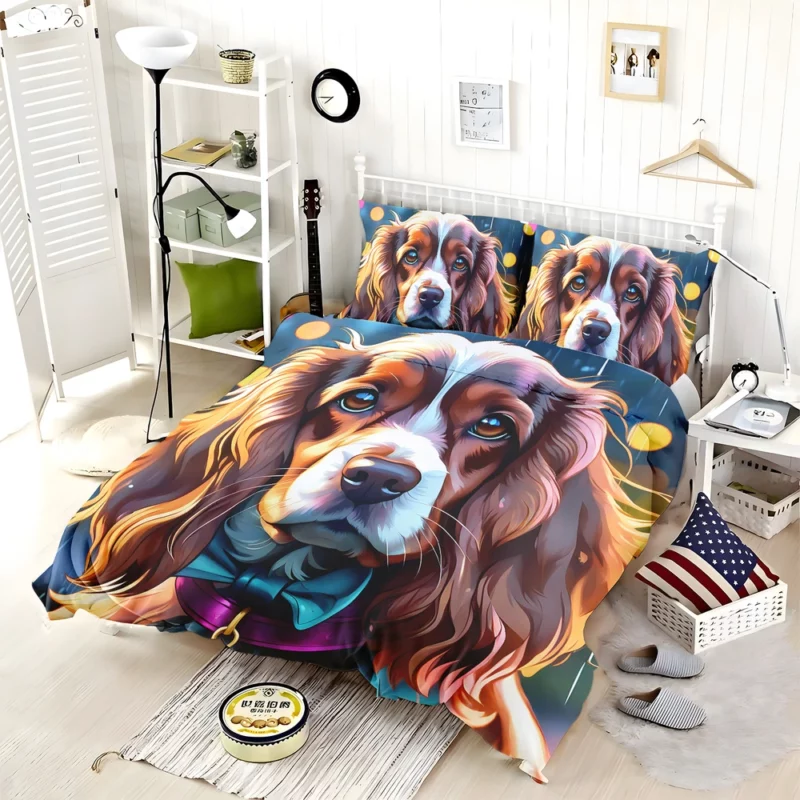 Cocker Spaniel Elegance Teen Stylish Companion Bedding Set