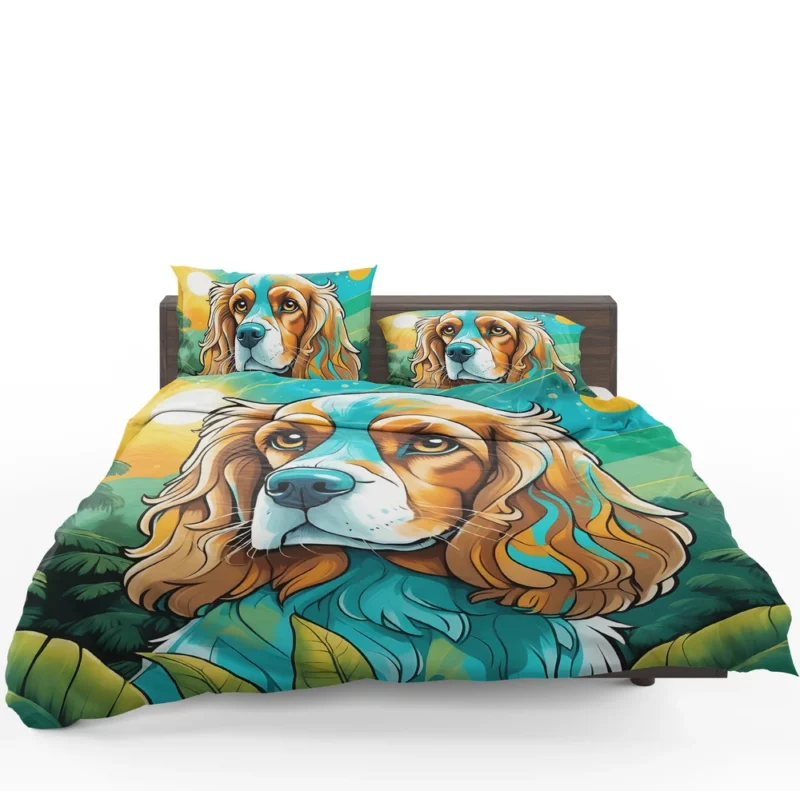 Cocker Spaniel Love Teen Heartfelt Gift Bedding Set 1