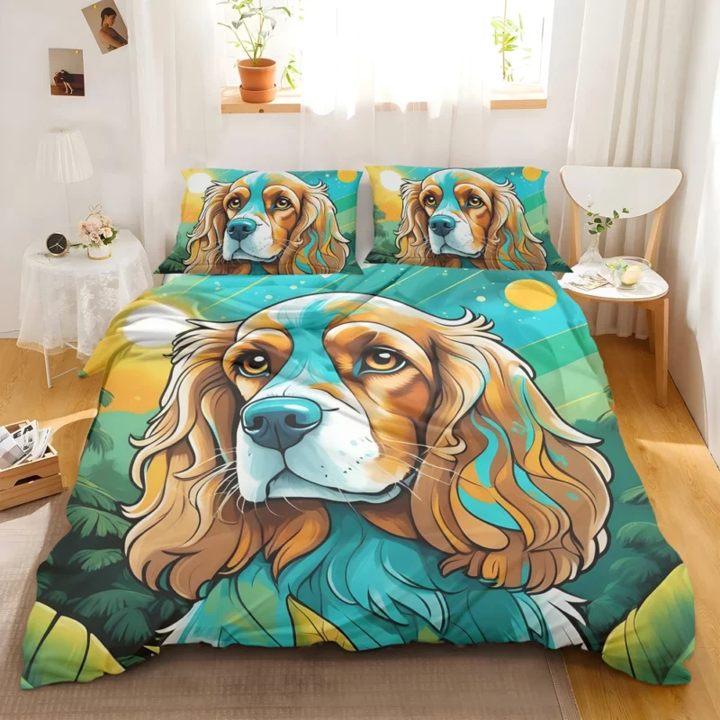 Cocker Spaniel Love Teen Heartfelt Gift Bedding Set 2