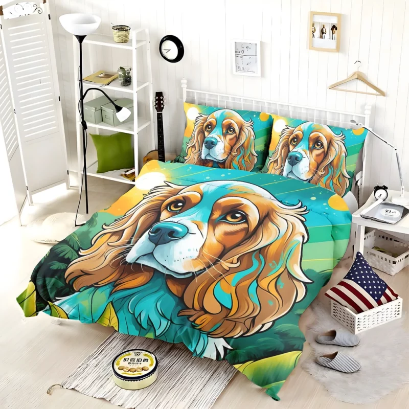 Cocker Spaniel Love Teen Heartfelt Gift Bedding Set