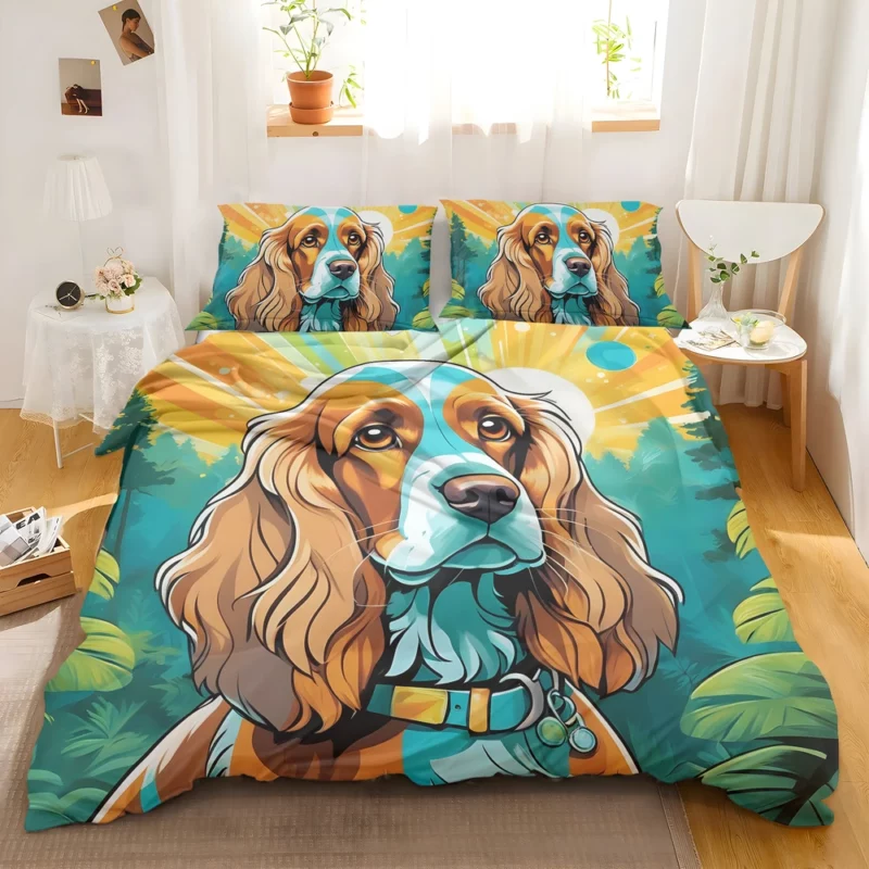 Cocker Spaniel Warmth Teen Present Delight Bedding Set 2