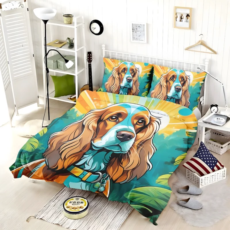 Cocker Spaniel Warmth Teen Present Delight Bedding Set