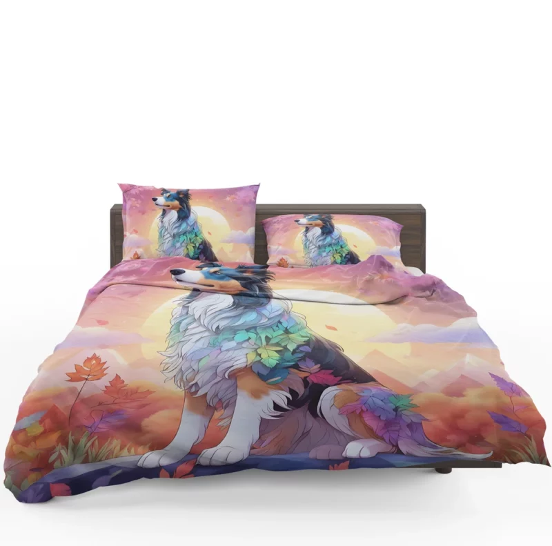 Collie Rough and Smooth Elegance Teen Present Joy Bedding Set 1