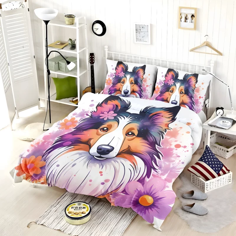 Collie Rough and Smooth Warmth Teen Present Joy Bedding Set