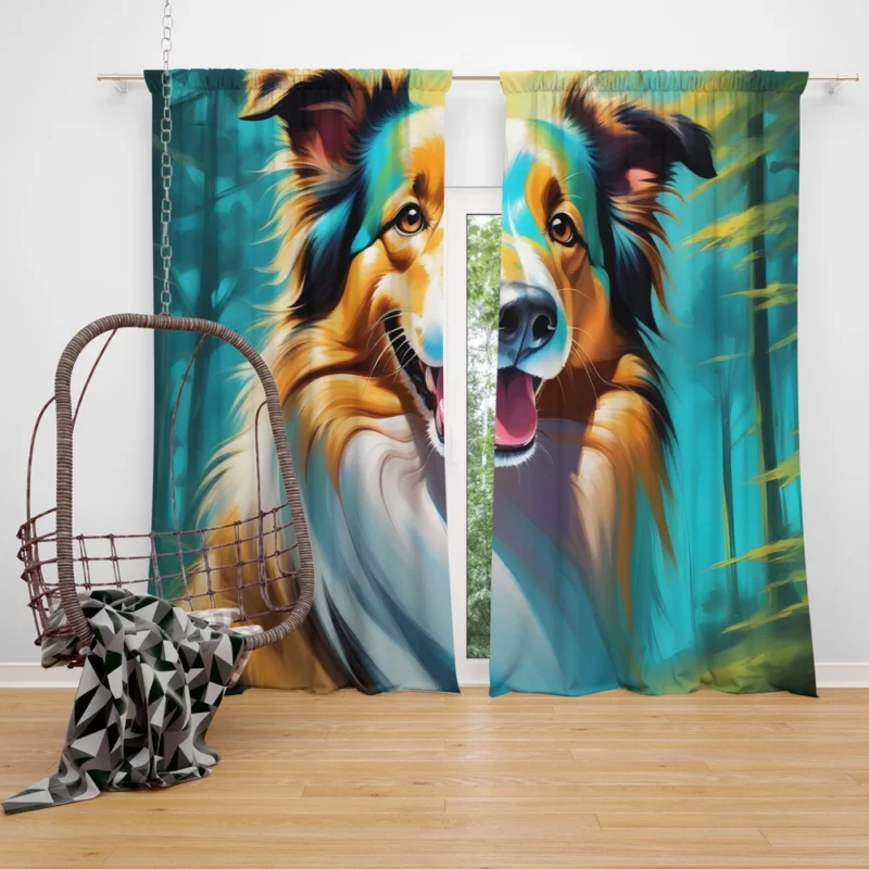 Collie Rough and SmoothDelight Teen Birthday Magic Curtain