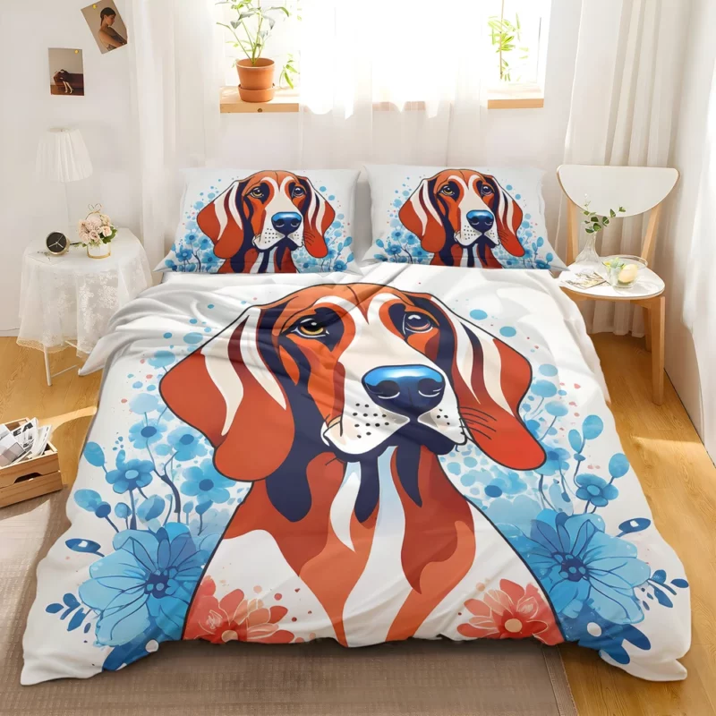 Coonhound Majesty Redbone Dog Bedding Set 2