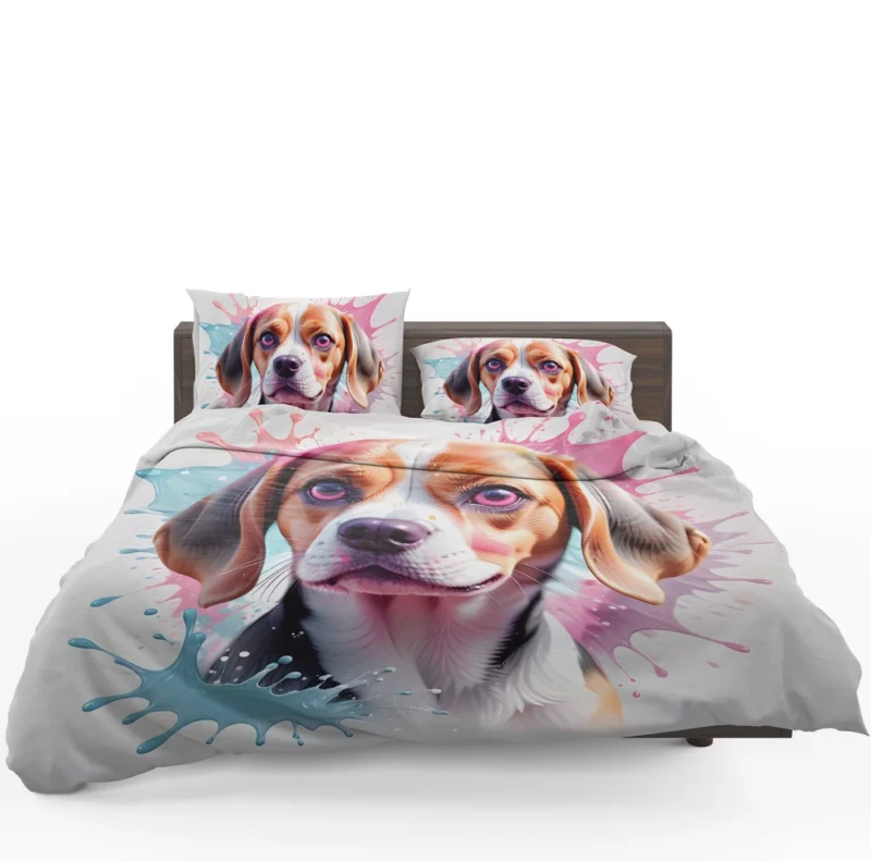 Curious Beagle Dog Nose Explorer Bedding Set 1