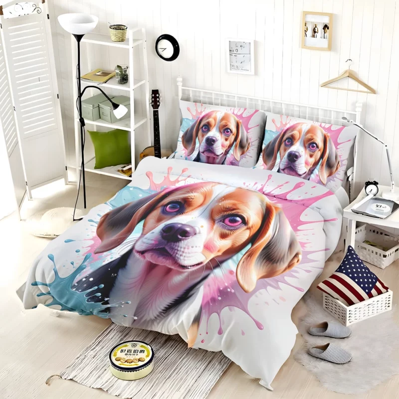 Curious Beagle Dog Nose Explorer Bedding Set