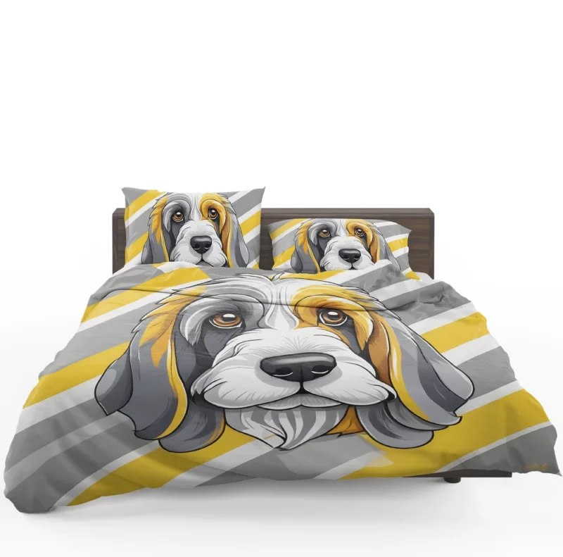 Curious Petit Basset Griffon Vendeen Small Dog Wonder Bedding Set 1