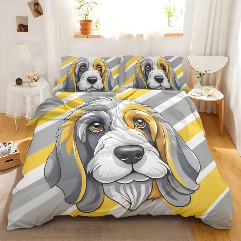 Curious Petit Basset Griffon Vendeen Small Dog Wonder Bedding Set 2