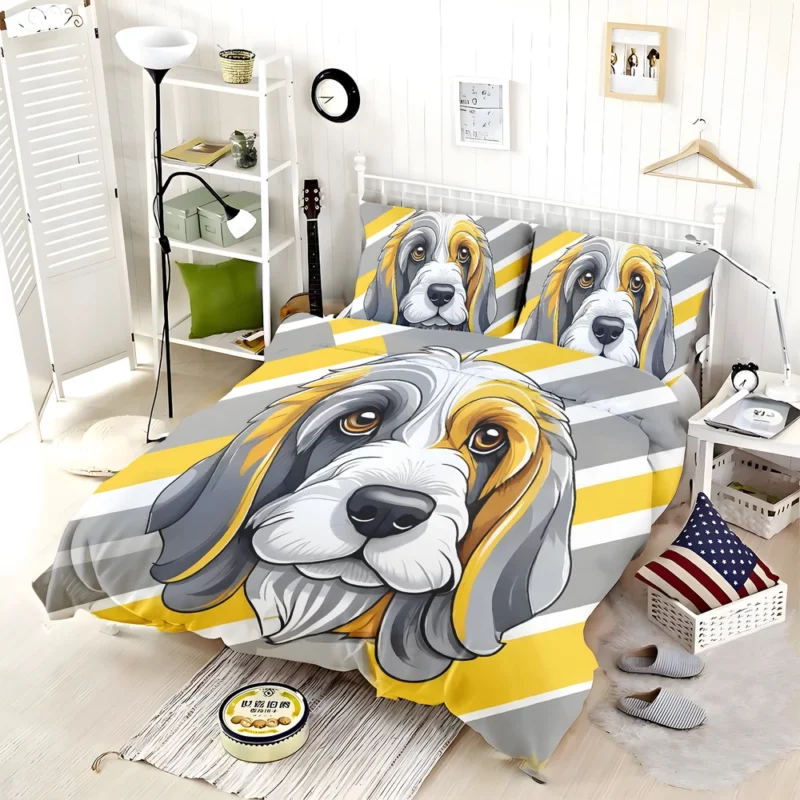 Curious Petit Basset Griffon Vendeen Small Dog Wonder Bedding Set