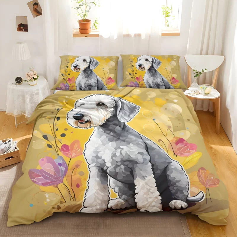 Curly-Coated Bedlington Terrier Delight Bedding Set 2