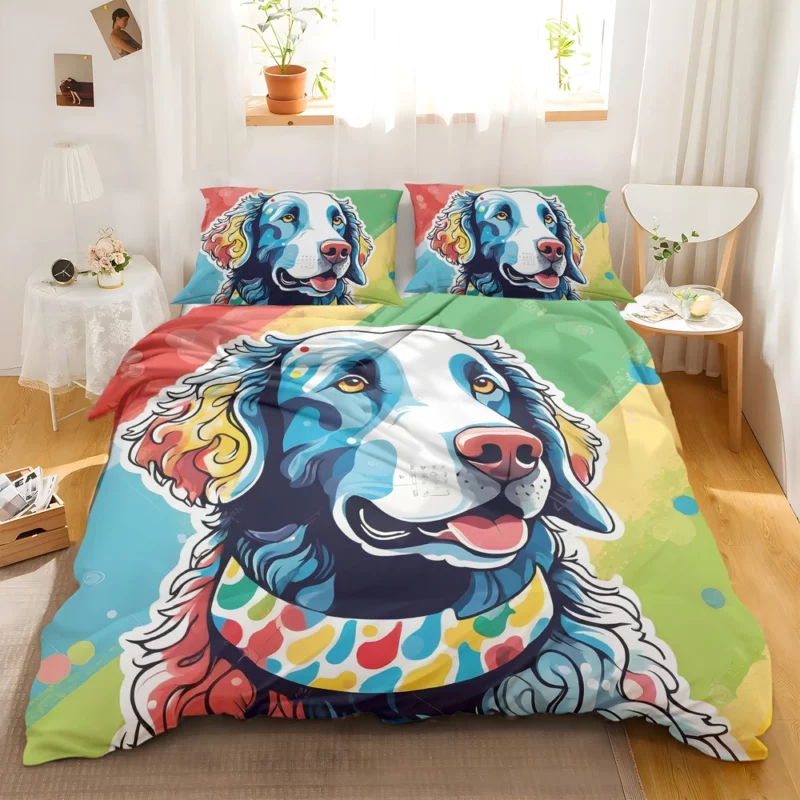 Curly-Coated Retriever Birthday Surprise Teen Delight Bedding Set 2