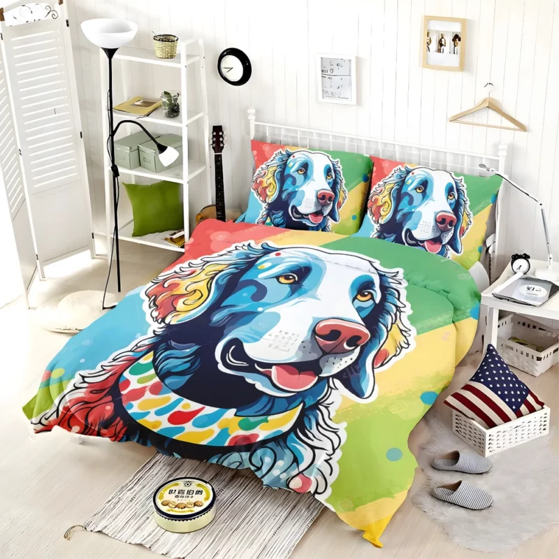 Curly-Coated Retriever Birthday Surprise Teen Delight Bedding Set