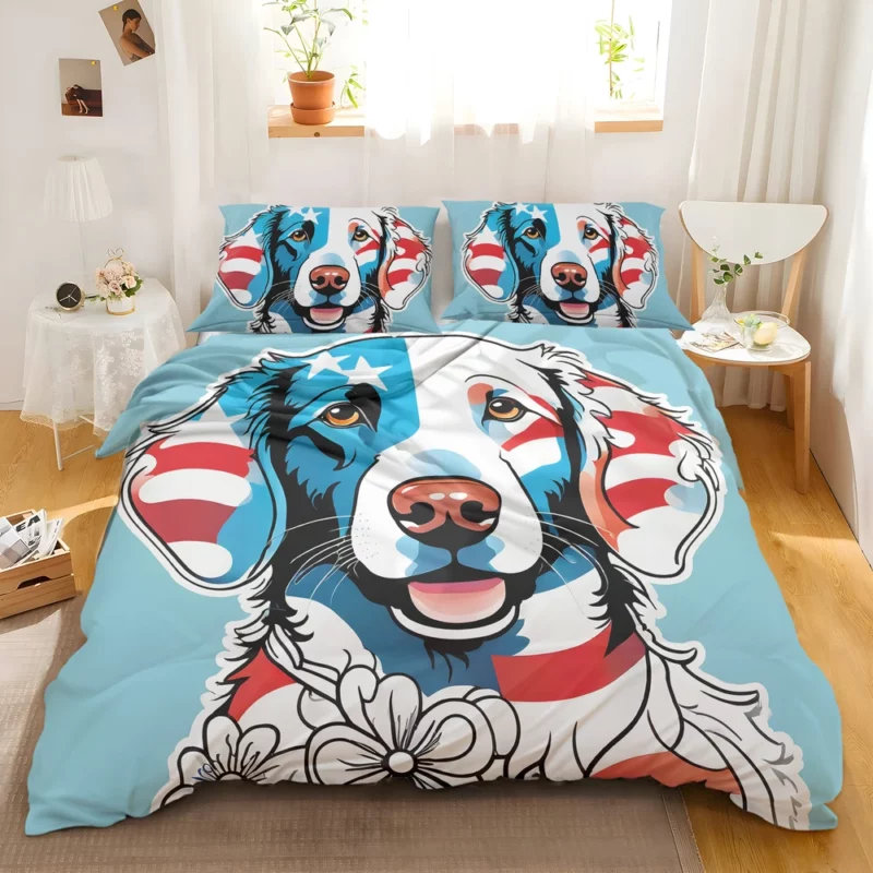 Curly-Coated Retriever Elegance Teen Stylish Gift Bedding Set 2