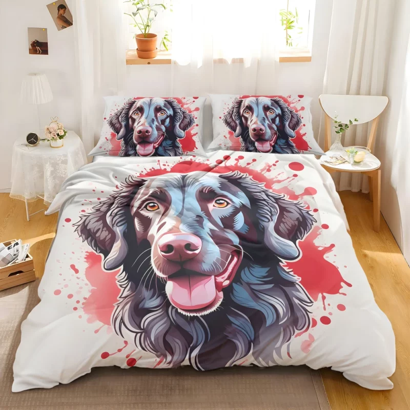 Curly-Coated Retriever Playful Charm Teen Joy Bedding Set 2