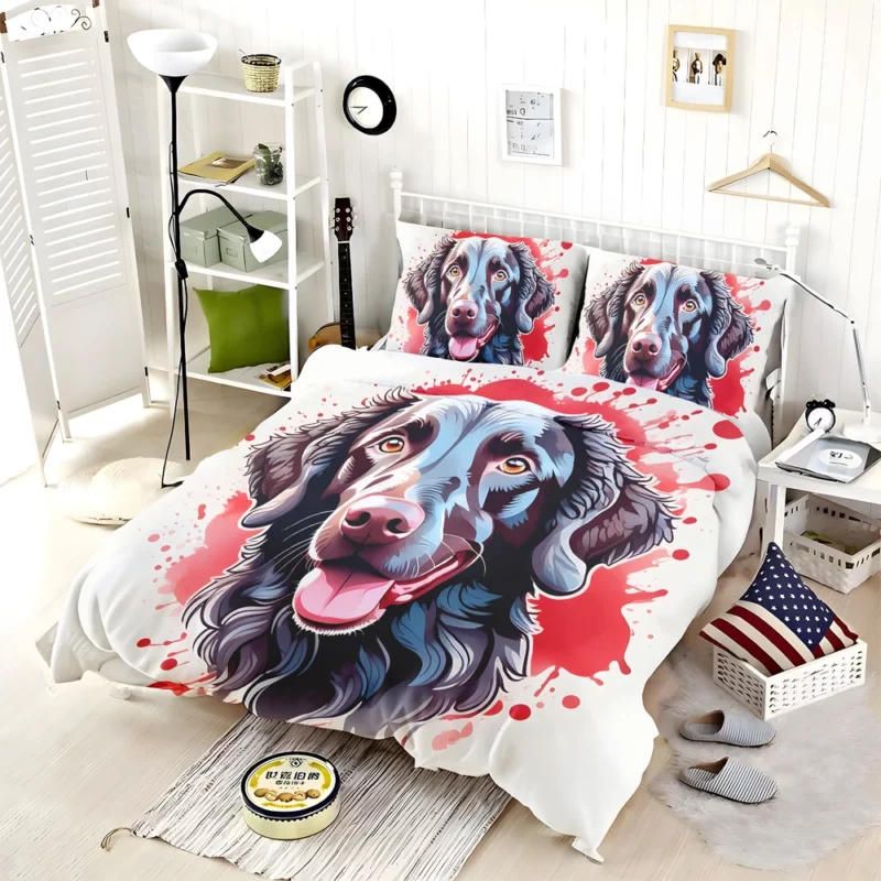 Curly-Coated Retriever Playful Charm Teen Joy Bedding Set