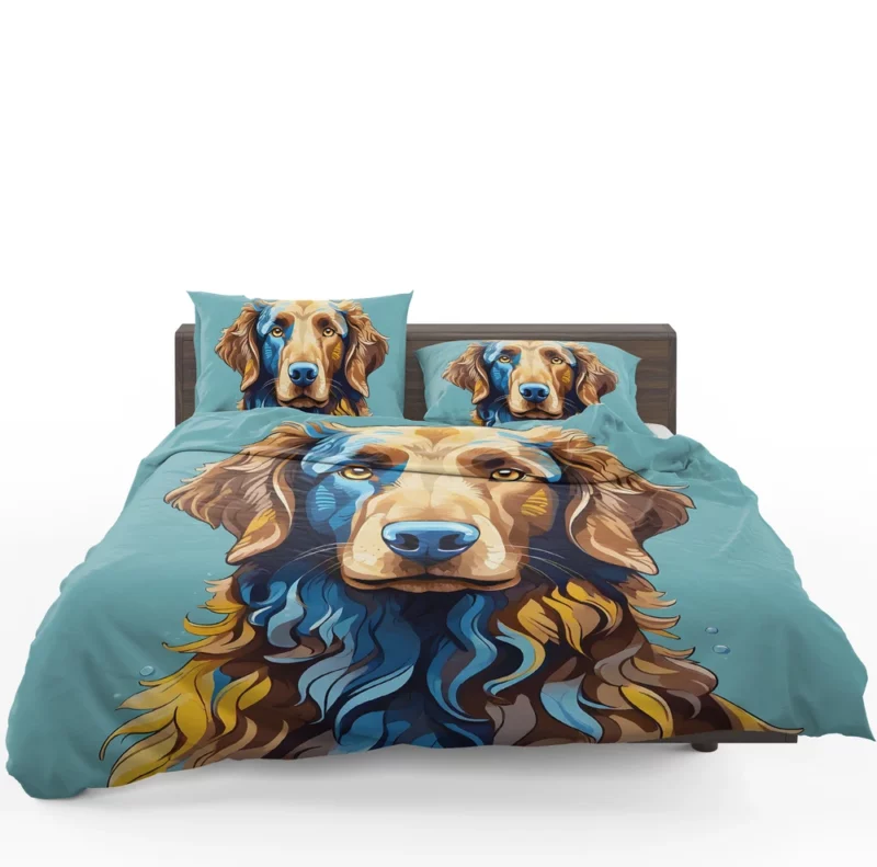 Curly-Coated Retriever Warmth Teen Joyful Present Bedding Set 1