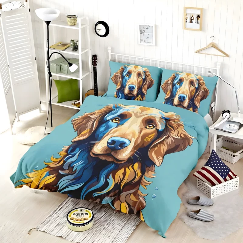 Curly-Coated Retriever Warmth Teen Joyful Present Bedding Set