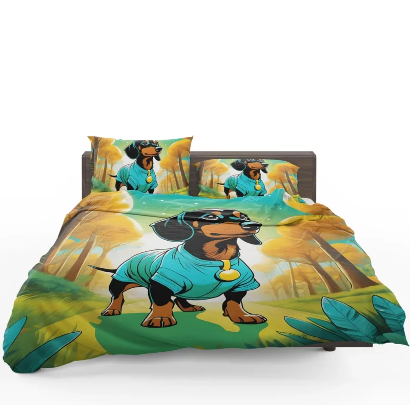 Dachshund Birthday Bond Teen Companion Bedding Set 1