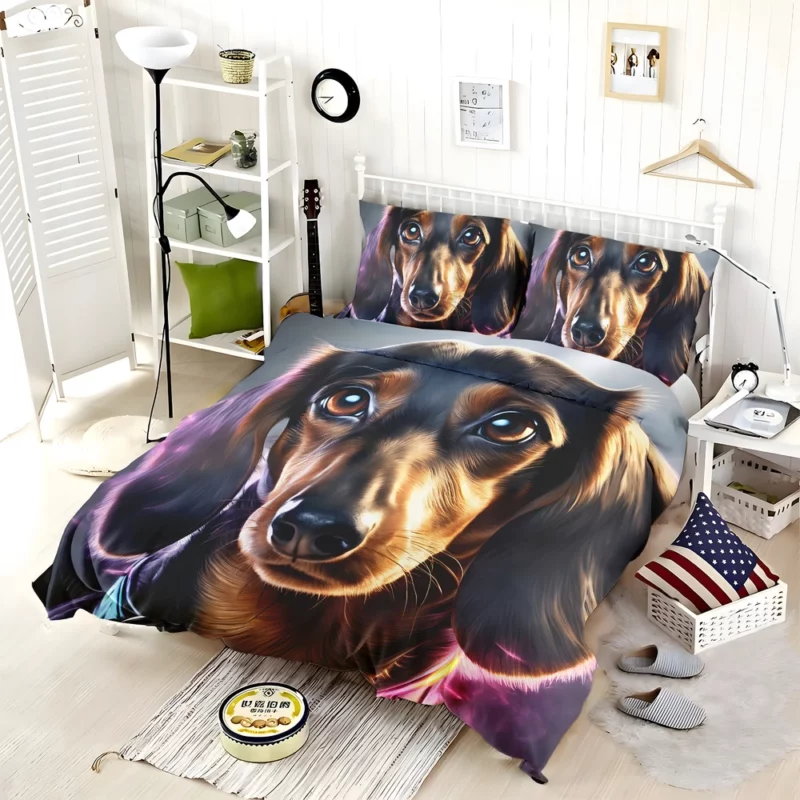 Dachshund Love Teen Heartfelt Gift Bedding Set